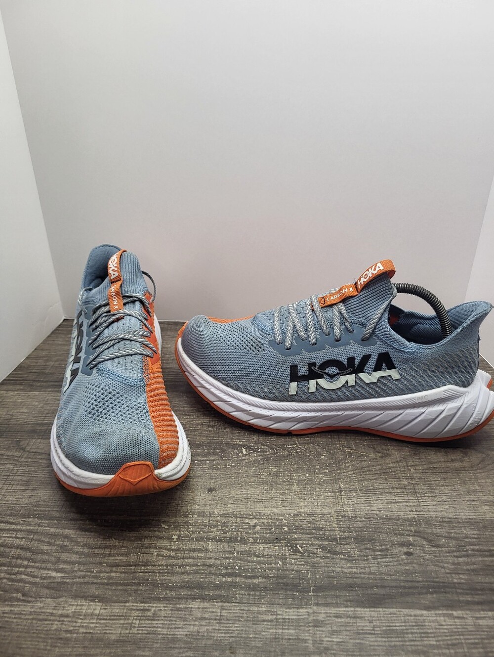 Hoka Carbon X 3 Men's Size 10 Blue Orange Running Gym Race Sneakers